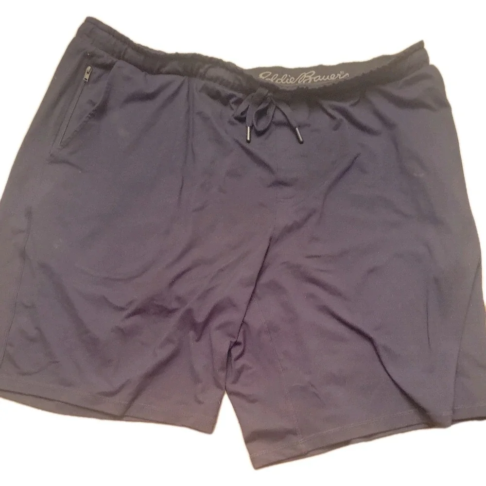 Eddie Bauer Men's Lounge Shorts w Drawstring Zip Pockets - 2XL boho‎